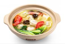 砂锅荠菜鲜肉馄饨